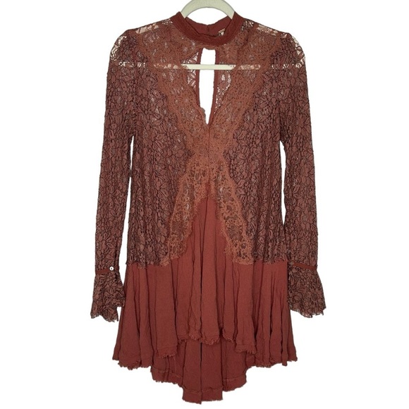 Free People New Tell Tunic In Dusty Mauve - Picture 6 of 15